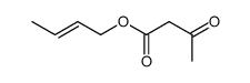 trans-2-buten-1-yl acetoacetate结构式