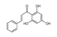 3-phenyl-1-(2,4,6-trihydroxyphenyl)prop-2-en-1-one结构式