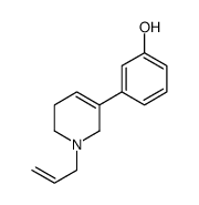 3-(1-prop-2-enyl-3,6-dihydro-2H-pyridin-5-yl)phenol Structure