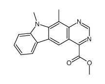 methyl 10,11-dimethyl-10H-pyrimido[4,5-b]carbazole-4-carboxylate Structure