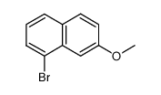 1-溴-7-甲氧基萘结构式