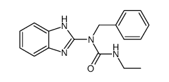 1-(1H-benzo[d]imidazol-2-yl)-1-benzyl-3-ethylurea结构式