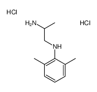 1,2-Propanediamine, N(sup 1)-(2,6-dimethylphenyl)-, dihydrochloride Structure