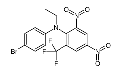 N-(4-bromophenyl)-N-ethyl-2,4-dinitro-6-(trifluoromethyl)aniline Structure