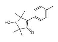 1-hydroxy-4-tolyl-2,2,5,5-tetramethyl-3-imidazoline 3-oxide结构式