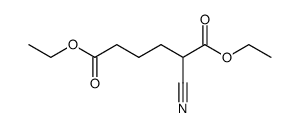 Diethyl-1-cyan-1,4-butandicarboxylat Structure