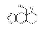 (5,5-dimethyl-5,6,7,8-tetrahydronaphtho[2,3-b]furan-4a(4H)-yl)methanol结构式