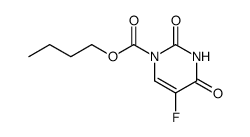 1-(butoxycarbonyl)-5-fluorouracil结构式