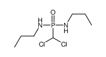 N-[dichloromethyl(propylamino)phosphoryl]propan-1-amine结构式
