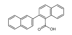 [2,2'-binaphthalene]-1-carboxylic acid结构式