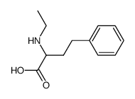 2-ethylamino-4-phenyl-butyric acid结构式