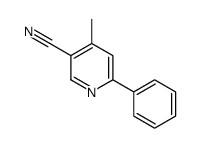 4-Methyl-6-phenylnicotinonitrile structure