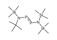 N1-(tert-butyl)-N1,N2,N2-tris(trimethylsilyl)diphosphene-1,2-diamine Structure