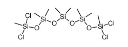 1,1,9,9-tetrachlorooctamethylpentasiloxane Structure