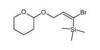 Tetrahydropyranyl Ether of (E)-3-Bromo-3-(trimethylsilyl)-2-propen-1-ol结构式