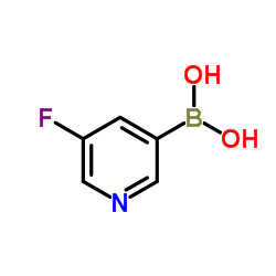 (5-Fluoro-3-pyridinyl)boronic acid structure