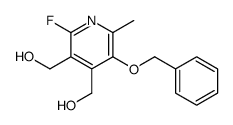 [2-fluoro-3-(hydroxymethyl)-6-methyl-5-phenylmethoxypyridin-4-yl]methanol结构式