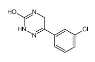 6-(3-chlorophenyl)-4,5-dihydro-2H-1,2,4-triazin-3-one结构式