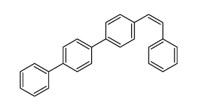 1-phenyl-4-[4-(2-phenylethenyl)phenyl]benzene Structure