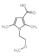 1-(2-甲氧基乙基)-2,5-二甲基-1H-吡咯-3-羧酸图片