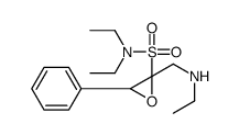 N,N-diethyl-2-(ethylaminomethyl)-3-phenyloxirane-2-sulfonamide结构式