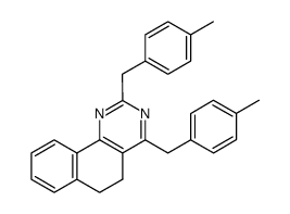 2,4-bis(4-methylbenzyl)-5,6-dihydrobenzo[h]quinazoline Structure