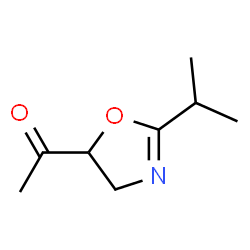 Ethanone, 1-[4,5-dihydro-2-(1-methylethyl)-5-oxazolyl]- (9CI)结构式
