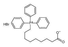 8-carboxyoctyl(triphenyl)phosphanium,bromide Structure