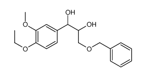 1-(4-ethoxy-3-methoxyphenyl)-3-phenylmethoxypropane-1,2-diol结构式