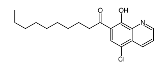 1-(5-chloro-8-hydroxyquinolin-7-yl)decan-1-one结构式