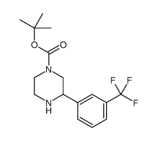 3-(3-TRIFLUOROMETHYL-PHENYL)-PIPERAZINE-1-CARBOXYLIC ACID TERT-BUTYL ESTER structure