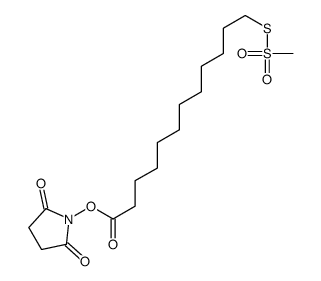 (2,5-dioxopyrrolidin-1-yl) 12-methylsulfonylsulfanyldodecanoate Structure