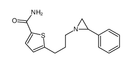 5-[3-(2-phenylaziridin-1-yl)propyl]thiophene-2-carboxamide结构式
