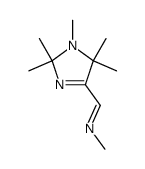 4-methyliminomethyl-1,2,2,5,5-pentamethyl-3-imidazoline结构式