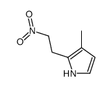 3-methyl-2-(2-nitroethyl)-1H-pyrrole结构式