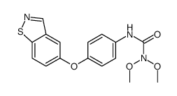 3-[4-(1,2-benzothiazol-5-yloxy)phenyl]-1,1-dimethoxyurea结构式