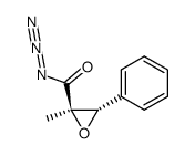 (2R,3S)-2-methyl-3-phenyloxirane-2-carbonyl azide结构式