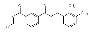 3'-CARBOETHOXY-3-(2,3-DIMETHYLPHENYL)PROPIOPHENONE结构式