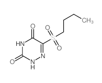 1,2,4-Triazine-3,5(2H,4H)-dione,6-(butylsulfonyl)- picture