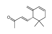 (+)-(6S)-3,4-didehydro-γ-ionone Structure