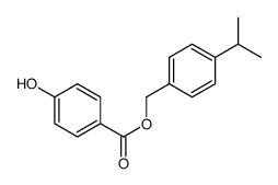 (4-propan-2-ylphenyl)methyl 4-hydroxybenzoate结构式