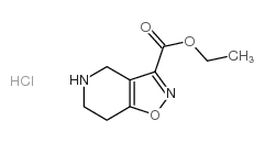 Ethyl 4,5,6,7-tetrahydroisoxazolo[4,5-c]pyridine-3-carboxylate hydrochloride picture