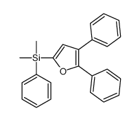 (4,5-diphenylfuran-2-yl)-dimethyl-phenylsilane结构式