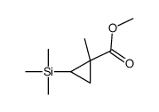 methyl 1-methyl-2-trimethylsilylcyclopropane-1-carboxylate结构式