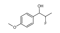 2-fluoro-1-(4'-methoxyphenyl)-propan-1-ol结构式