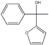 2-Furanmethanol, a-methyl-a-phenyl- Structure
