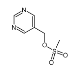 pyrimidin-5-ylmethyl methanesulfonate Structure