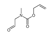 prop-2-enyl N-methyl-N-(2-oxoethyl)carbamate结构式