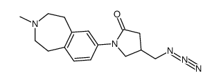 4-azidomethyl-1-(3-methyl-2,3,4,5-tetrahydro-1H-benzo[d]azepin-7-yl)pyrrolidin-2-one Structure