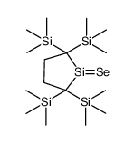 [1,1,4,4-tetrakis(trimethylsilyl)butane-1,1-diyl]silaneselone结构式